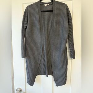 GAP ribbed oversized long cardigan size S